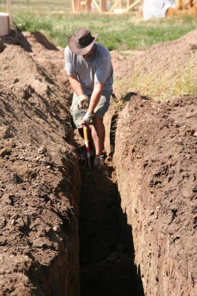 digging, man, work, working, sewage, plumbing, shovel, dig, trench, pipe, laying, trench, trench, trench, trench, trench